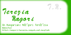 terezia magori business card